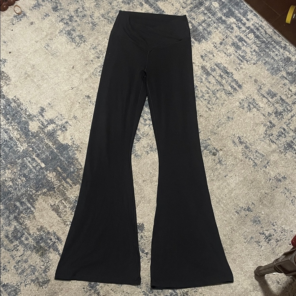 Aerie Black Flared Leggings